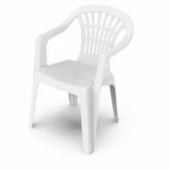 Stapelsessel LYRA weiß BxHxT 56 x 80 x 54 cm