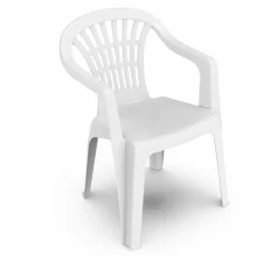 Stapelsessel LYRA weiß BxHxT 56 x 80 x 54 cm