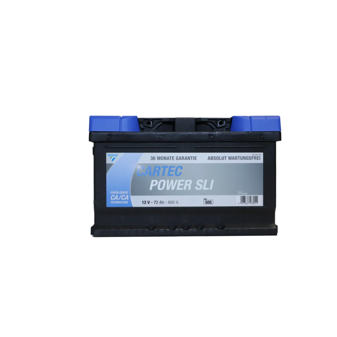 Starterbatterie POWER SLI 72 AH / 680 A