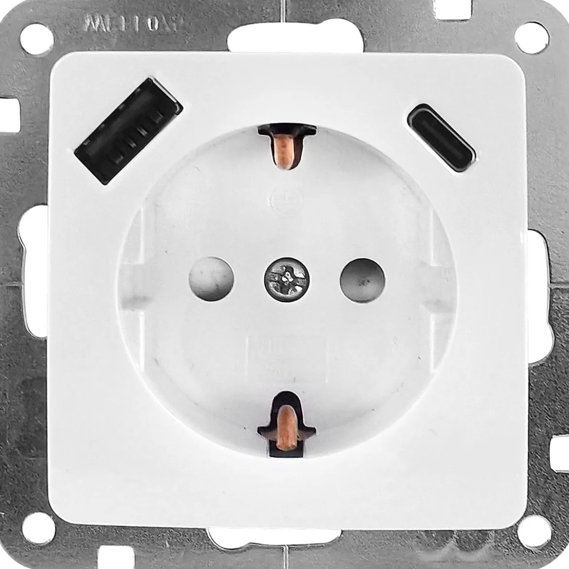 Steckdose Monaco mit USB-A/C-Anschluss