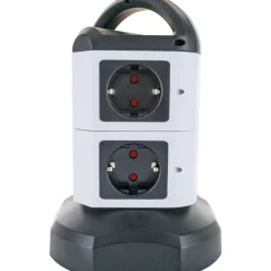 Steckdosentower 7x Strom + 2x USB 1,8m