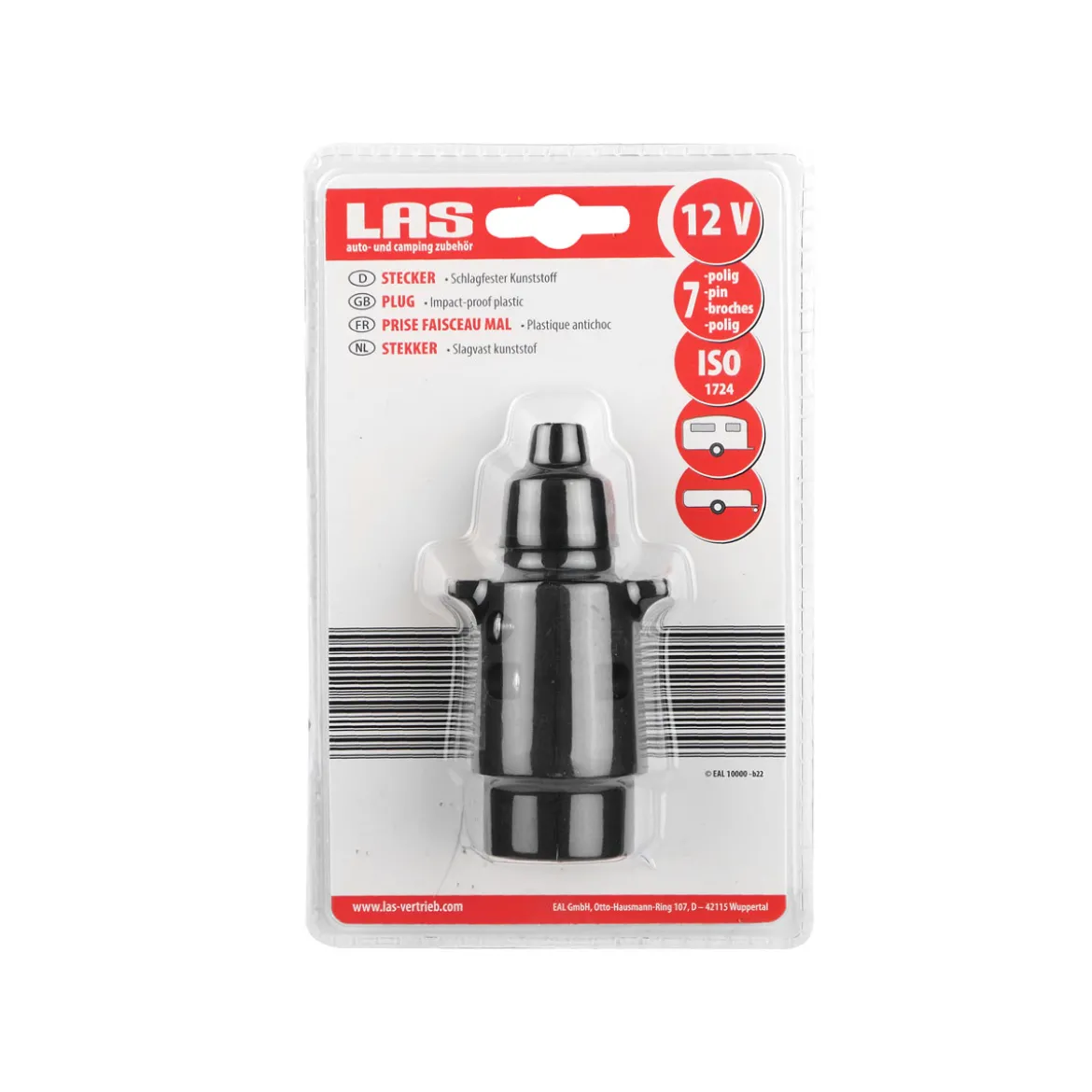 Stecker 7-polig aus Kunststoff