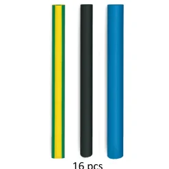 SteinelSchrumpfschlauch-Set Durchmesser 3,2 – 9,5 mm 16 Stück