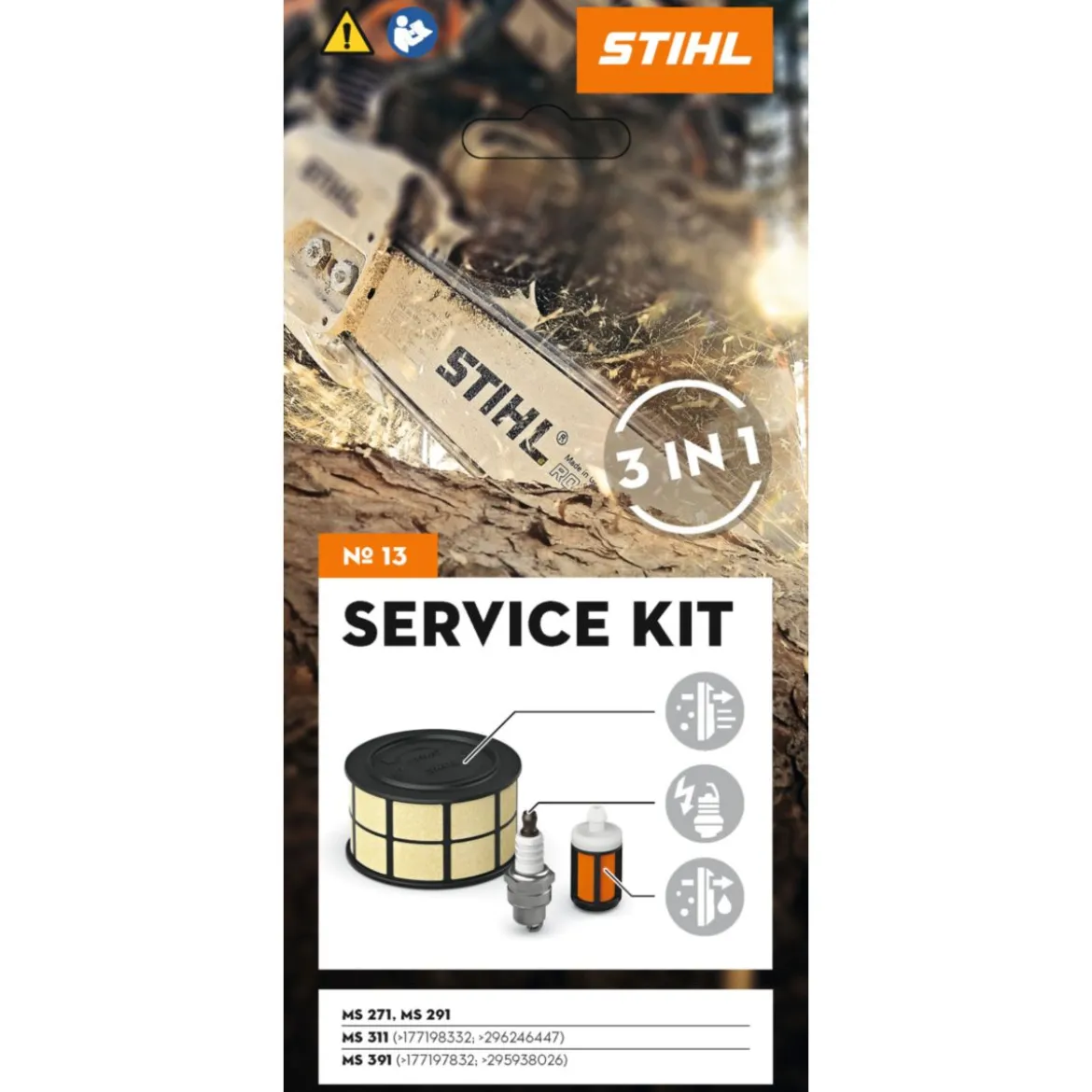 Stihl Service Kit 13 für Benzin-Motorsägen