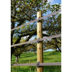 Streckenpfahl Octo Wood 6 x 200 cm braun