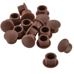 Suki Abdeckkappe Kunststoff Durchmesser 10 mm braun 20 Stück