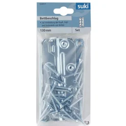 Suki Bettbeschlag-Set verzinkt 13 cm