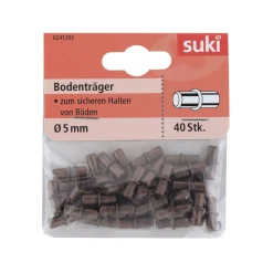 Suki Bodenträger Kunststoff Durchmesser 0,5 x 0,8 cm brüniert 40 Stück