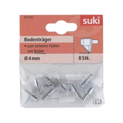 Suki Bodenträger Kunststoff Durchmesser 0,4 x 0,8 cm transparent 8 Stück
