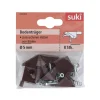 Suki Bodenträger Kunststoff Durchmesser 0,5 x 0,8 cm braun 8 Stück