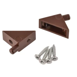 Suki Bodenträger Kunststoff Durchmesser 0,5 x 0,8 cm braun 8 Stück