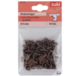 Suki Bodenträger Kunststoff Durchmesser 0,5 x 0,8 cm braun 4 Stück