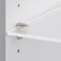 Suki Bodenträger Stahl Durchmesser 0,5 x 0,5 cm vernickelt 4 Stück