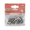 Suki Bodenträger Stahl Durchmesser 0,5 x 0,6 cm vernickelt 8 Stück