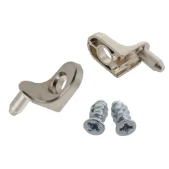 Suki Bodenträger Stahl Durchmesser 0,5 x 0,6 cm vernickelt 8 Stück