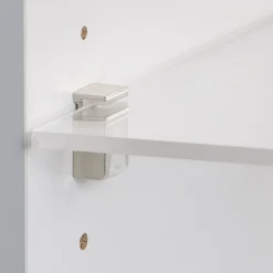 Suki Bodenträger Stahl/Kunststoff Durchmesser 0,5 x 0,8 cm vernickelt 4 Stück