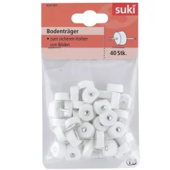 Suki Einschlag-Bodenträger weiß 40 Stück