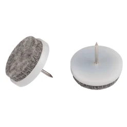 Suki Filzgleiter mit Stift Durchmesser 2,8 cm weiß 4 Stück