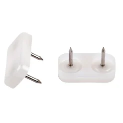 Suki Gleitnägel 30 x 18 mm weiß 4 Stück
