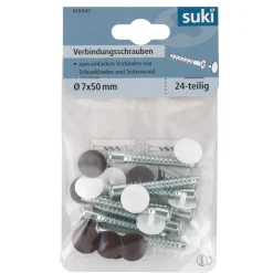Suki Korpusverbinder-Schraube verzinkt 0,7 x 5 cm 8 Stück