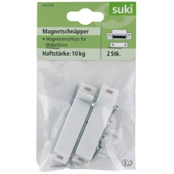 Suki Magnetschnäpper starre Gegenplatte weiß 2 Stück