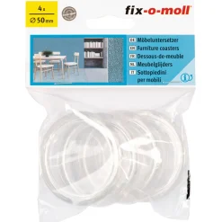 Suki Möbeluntersetzer Durchmesser 5 cm glasklar 4 Stück