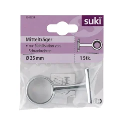 Suki Mittelhalter Durchmesser 2,5 cm rund silber