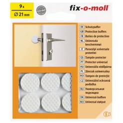 Suki Schutzpuffer klebend 2,1 cm weiß 9 Stück