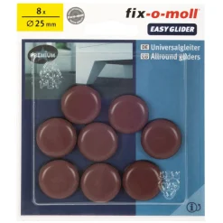 Suki Universalgleiter Easy Glider klebend Durchmesser 2,5 cm braun 8 Stück