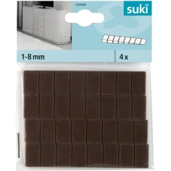 Suki Unterlegkeil 10 x 2 x 8 cm braun 4 Stück