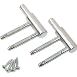 Suki Einbohrband-Unterteil Stahl 15 mm 2 Stifte 2 Stück