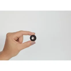 Suki Magnet Neodym mit Senkbohrung Ø 22 x 4 mm, gummiert, schwarz