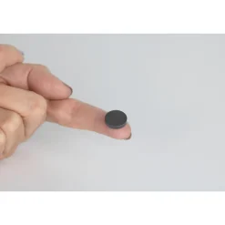 Suki Magnetscheibe Ferrit, selbstklebend, Ø 15 x 3 mm, schwarz