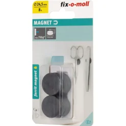 Suki Magnetscheibe Ferrit Ø 24,5 x 5 mm, schwarz