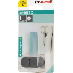 Suki Magnetscheibe Ferrit Ø 20 x 5 mm, schwarz
