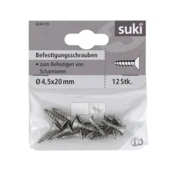 Suki Spanplattenschraube 4,5 x 20 mm 12 Stück