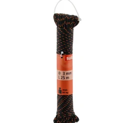 Suki Sportseil PE/PA 25m schwarz-orange