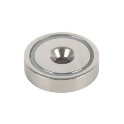 Suki Topfmagnet Neodym Ø 32 x 8 mm, mit SenkbohrungØ 5,5 mm