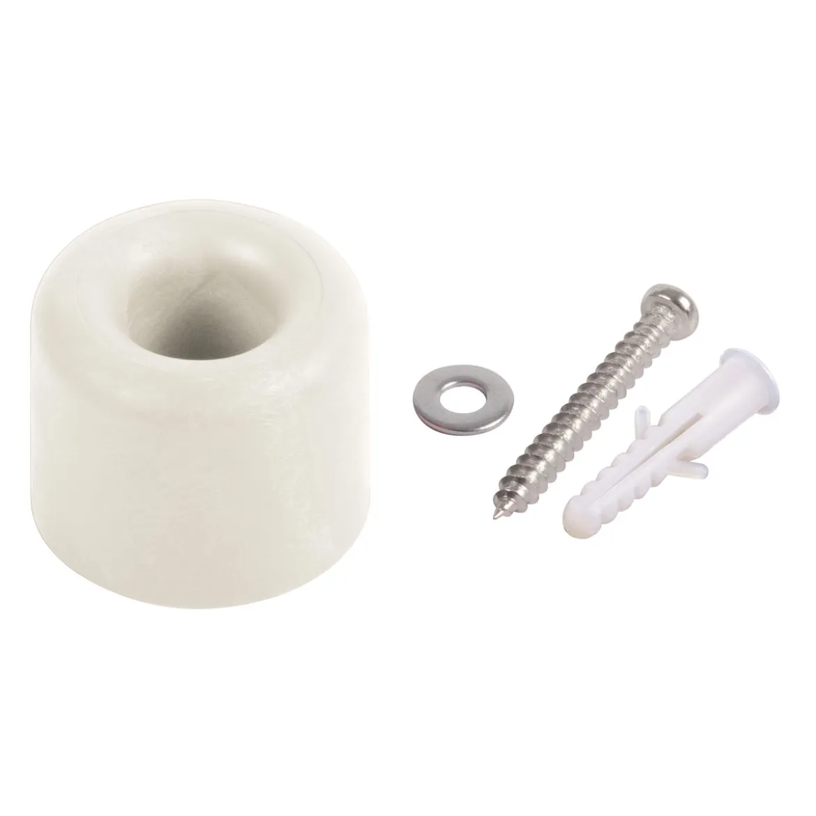 Suki Türstopper mit Schraube 3 cm weiß