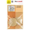 Suki Wandpuffer-Set klebend 4 cm beige 2 Stück