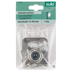 Suki Zylinderschloss verschiedenschließend 22 mm
