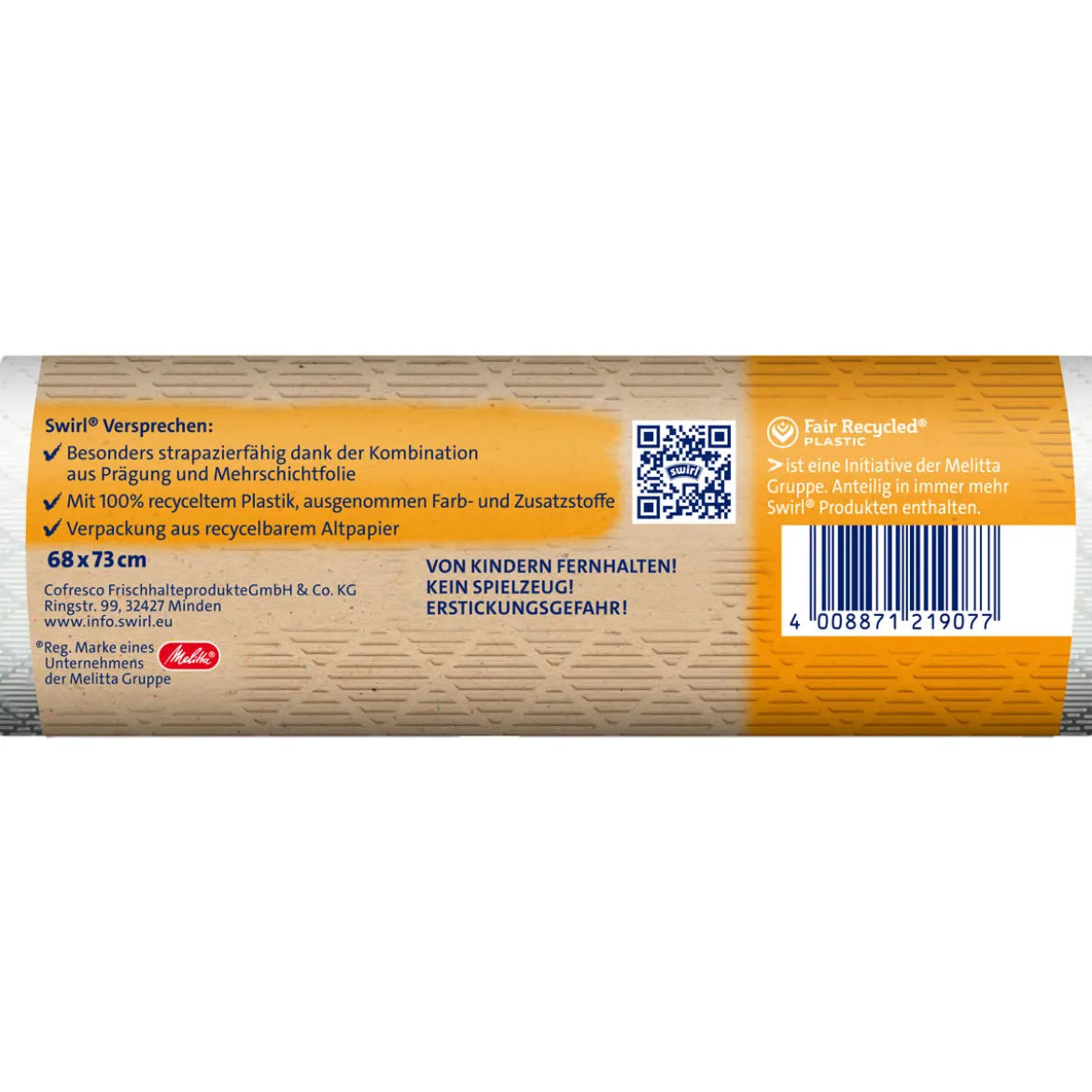 Swirl Zugband- Müllbeutel 60 L