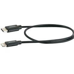 Sync u.Ladekabel Typ Apple lightning aufC 0,5m schwarz