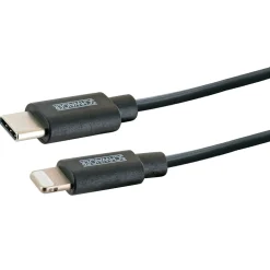 Sync u.Ladekabel Typ Apple lightning aufC 0,5m schwarz
