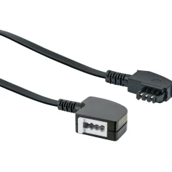 Telefon-Verlaengerung 6m schwarzTAE-U-St.TAE-U-Ku