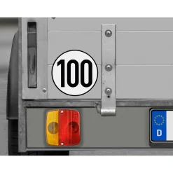 Tempo 100 Plakette