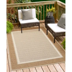 Teppich Arizona 160x230cm Borduere beige1969-01