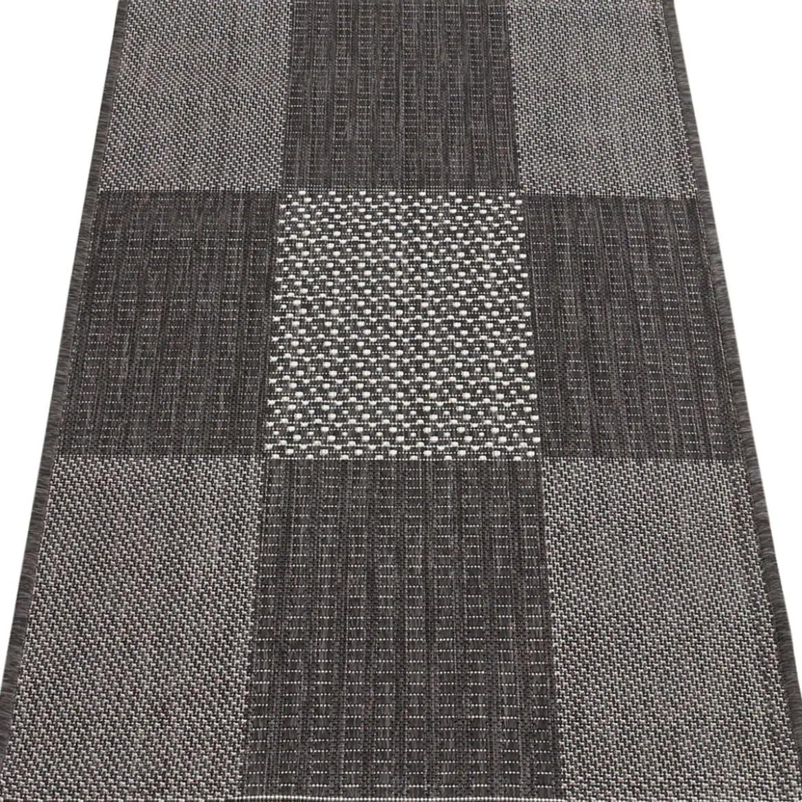 Teppich Arizona 67x140cm kariertanthrazit 972-81