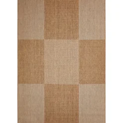 Teppich Arizona 160x230cm kariert beigebraun 972-10