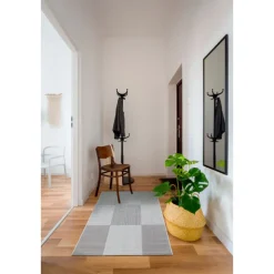 Teppich Arizona 160x230cm kariert grau972-18